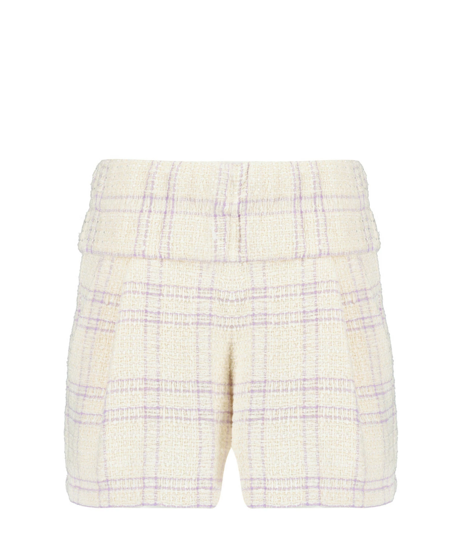 IRO Short Oline Coton Écru Lilas 1 IRO Short Oline Coton Écru Lilas