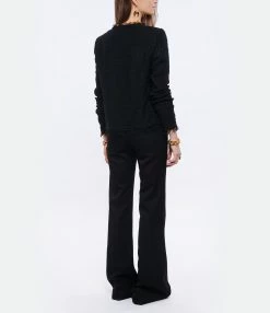 IRO Veste Shavani Coton Noir -Majestic Filatures shop irowf look20211201 261