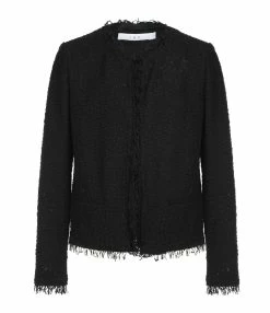 IRO Veste Shavani Coton Noir