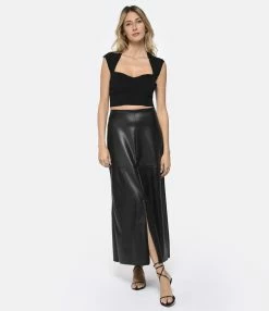 JONATHAN SIMKHAI Top Court Abia Noir -Majestic Filatures shop jonsi look20221214 100