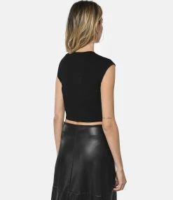 JONATHAN SIMKHAI Top Court Abia Noir -Majestic Filatures shop jonsi look20221214 108