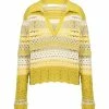 JONATHAN SIMKHAI Pull Polo Roxana Coton Jaune