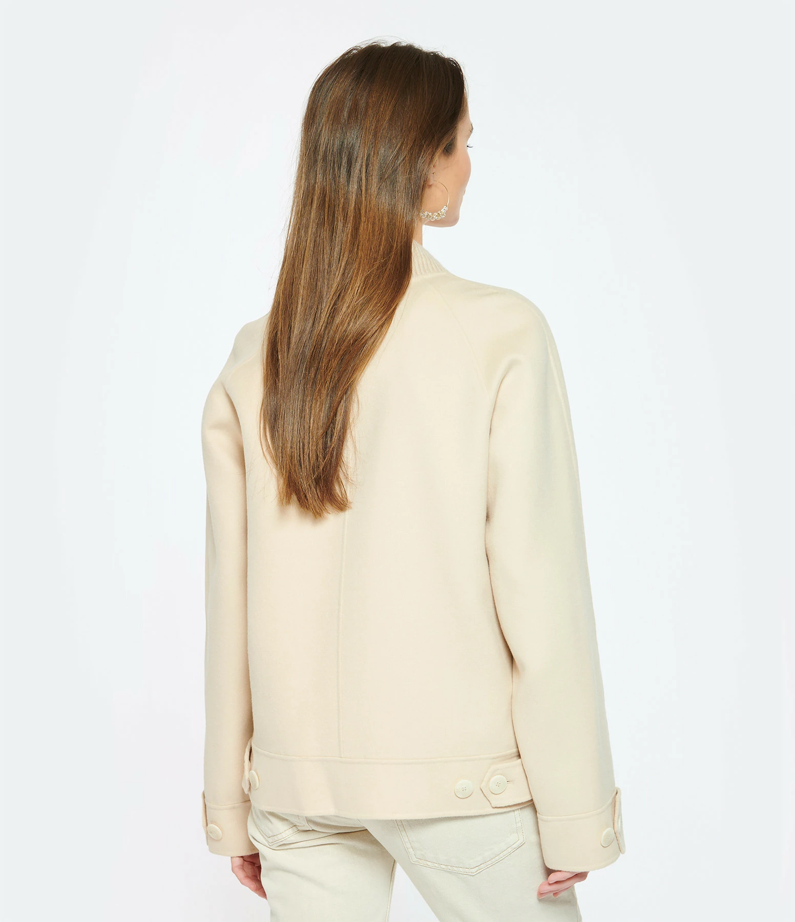 Joseph Veste Beaumont Laine Beige 4 Joseph Veste Beaumont Laine Beige – Image 4