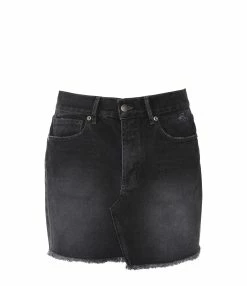 JEANNE VOULAND Jupe Callie Denim Noir