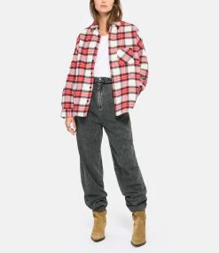 JEANNE VOULAND Tee-shirt Bach Col Rond Lyocell Blanc -Majestic Filatures shop jvoul look20220823 57