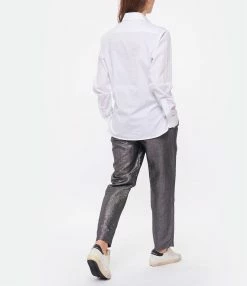 JEANNE VOULAND Chemise Pippa Classic Coton Blanc -Majestic Filatures shop jvoul look20220928 105