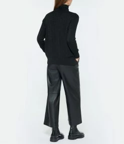 JEANNE VOULAND Pull Gelson Lurex Noir -Majestic Filatures shop jvoul look20221004 149