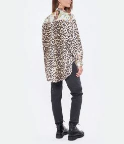 LA PRESTIC OUISTON Chemise Big Coton Léopard 9 LA PRESTIC OUISTON Chemise Big Coton Léopard -Majestic Filatures shop lapre look20220531 290