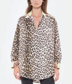 LA PRESTIC OUISTON Chemise Big Coton Léopard 7 LA PRESTIC OUISTON Chemise Big Coton Léopard -Majestic Filatures shop lapre look20220531 294