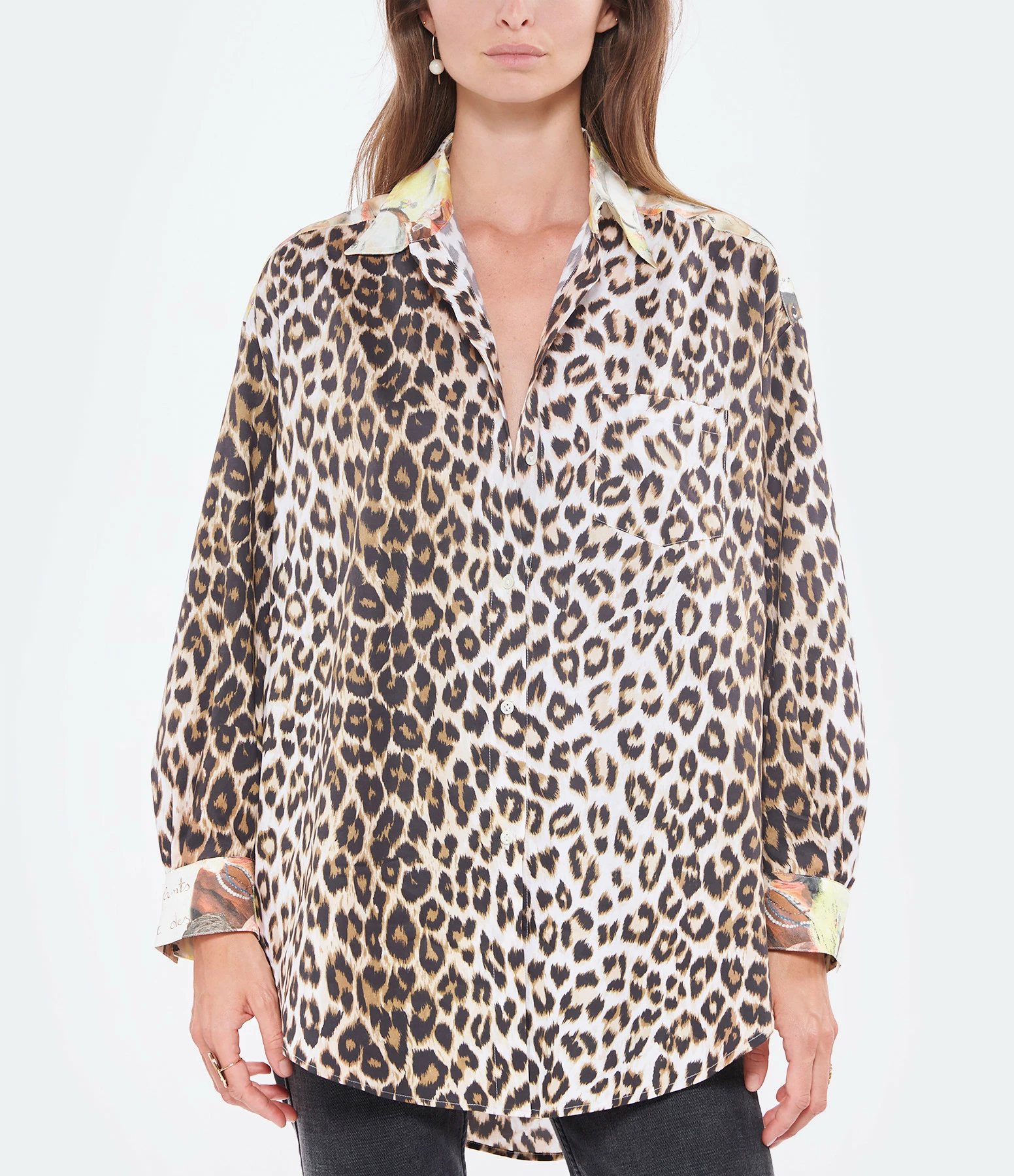 LA PRESTIC OUISTON Chemise Big Coton Léopard 3 LA PRESTIC OUISTON Chemise Big Coton Léopard – Image 3