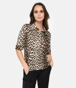 LA PRESTIC OUISTON Chemise Lauren Panthère 7 LA PRESTIC OUISTON Chemise Lauren Panthère -Majestic Filatures shop lapre look20221215 262