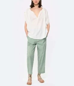 Laurence Bras Chemise Daffodil Coton Blanc -Majestic Filatures shop lbras look20230223 277