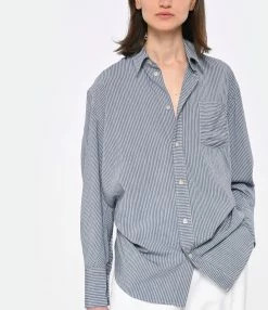 Laurence Bras Chemise Tent Rayures -Majestic Filatures shop lbras look20230223 450