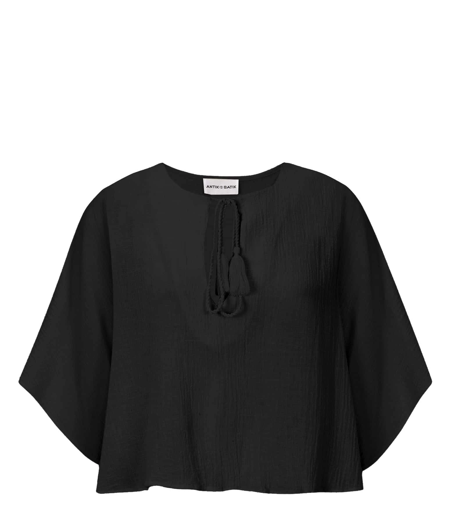 ANTIK BATIK Blouse Lilou Noir 1 ANTIK BATIK Blouse Lilou Noir