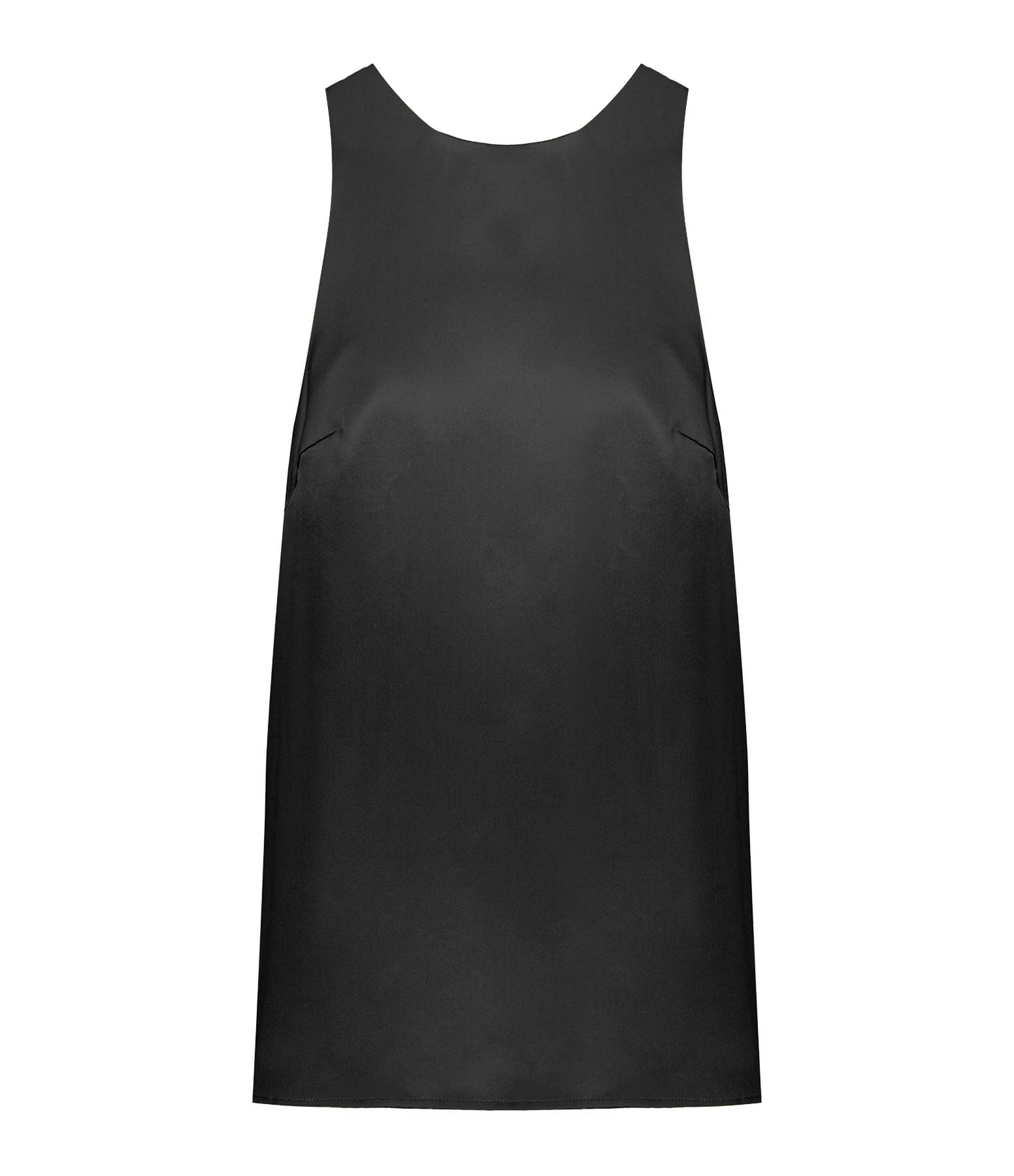 LOULOU STUDIO Top Estor Soie Noir 1 LOULOU STUDIO Top Estor Soie Noir