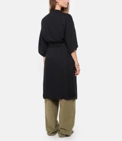 MAEVY MOUVEMENT LIBRE Veste Petunia Noir -Majestic Filatures shop maevy look20220419 125