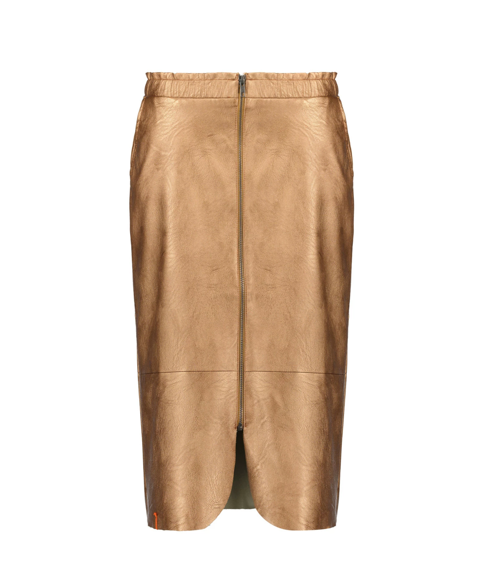 MAEVY MOUVEMENT LIBRE Jupe Vegan Cuir Cuivre 1 MAEVY MOUVEMENT LIBRE Jupe Vegan Cuir Cuivre