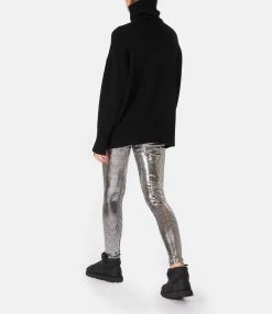 MAISON STANDARDS Pull Col Roulé Eugénie Noir -Majestic Filatures shop maiso look20221012 101