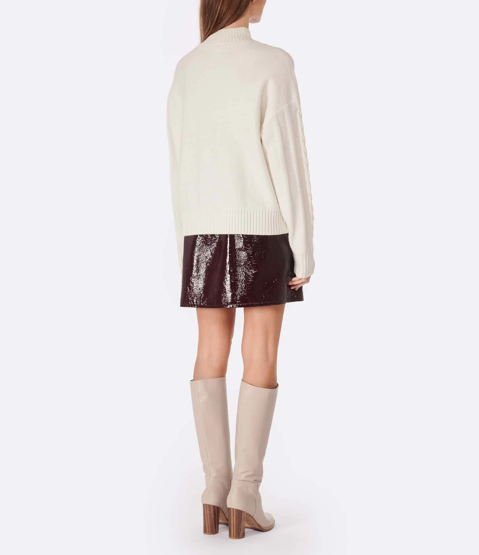 MAISON STANDARDS Pull Irlandais Estella Écru 5 MAISON STANDARDS Pull Irlandais Estella Écru – Image 5