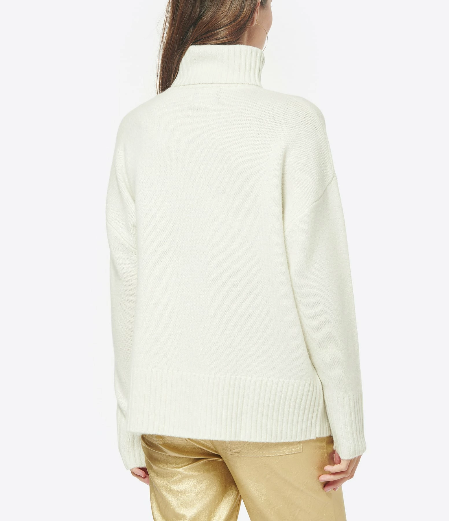 MAISON STANDARDS Pull Col Roulé Eugénie Écru 3 MAISON STANDARDS Pull Col Roulé Eugénie Écru – Image 3