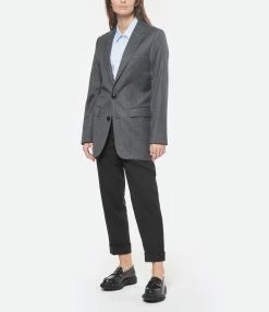 MAISON STANDARDS Chemise Linda Coton Bleu -Majestic Filatures shop maiso look20221110 83