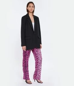 MAISON STANDARDS Veste Blazer Oversize Andrea S Laine Noir -Majestic Filatures shop maiso look20230203 185