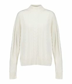 Majestic Filatures shop 16 MAISON STANDARDS Pull Irlandais Estella Écru