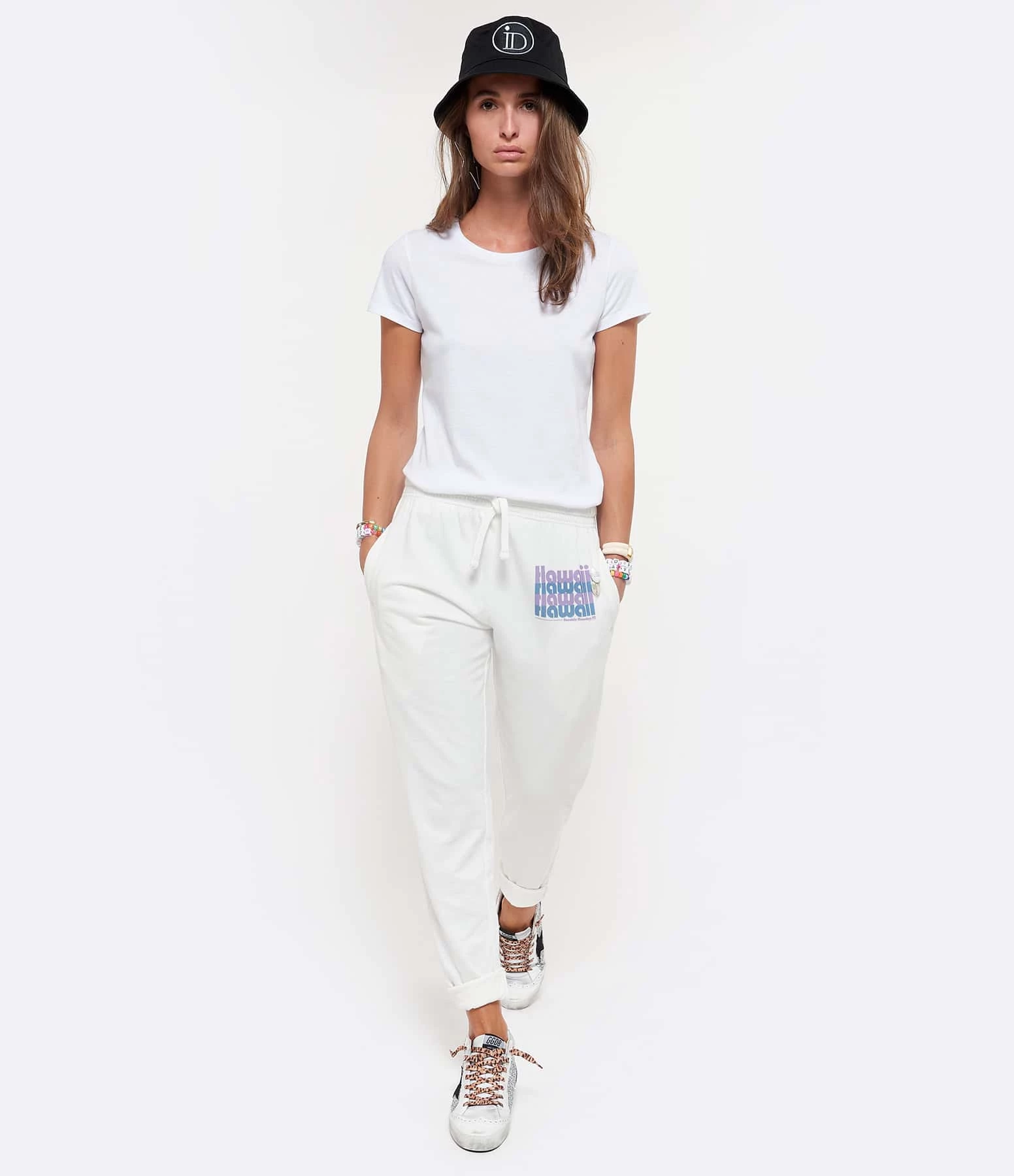 MAJESTIC FILATURES Tee-shirt Jamie Col Rond Coton Blanc 6 MAJESTIC FILATURES Tee-shirt Jamie Col Rond Coton Blanc – Image 6