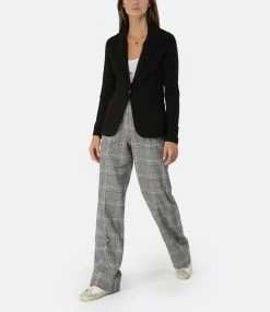 MAJESTIC FILATURES Veste Blazer Noir -Majestic Filatures shop majes look20220718 498