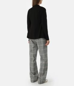 MAJESTIC FILATURES Veste Blazer Noir -Majestic Filatures shop majes look20220718 504