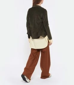 MAJESTIC FILATURES Veste Blazer Coton Pine Green -Majestic Filatures shop majes look20220831 316