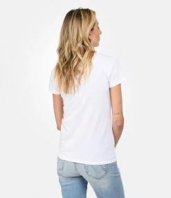 MAJESTIC FILATURES Tee-shirt Jamie Col Rond Coton Blanc 9 MAJESTIC FILATURES Tee-shirt Jamie Col Rond Coton Blanc -Majestic Filatures shop majes look20230111 224