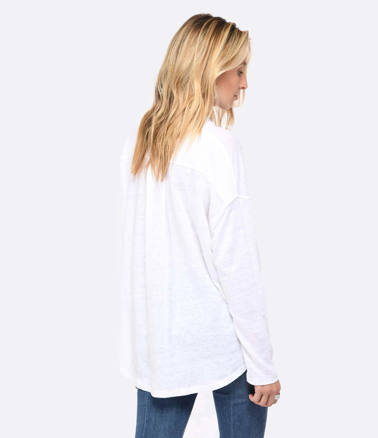 MAJESTIC FILATURES Chemise Lin Blanc 4 MAJESTIC FILATURES Chemise Lin Blanc – Image 4