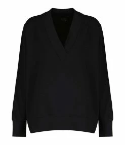 MAJESTIC FILATURES Pull Col V Noir