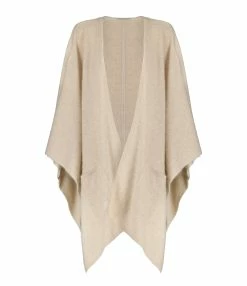 MAJESTIC FILATURES Poncho Raccoon Beige