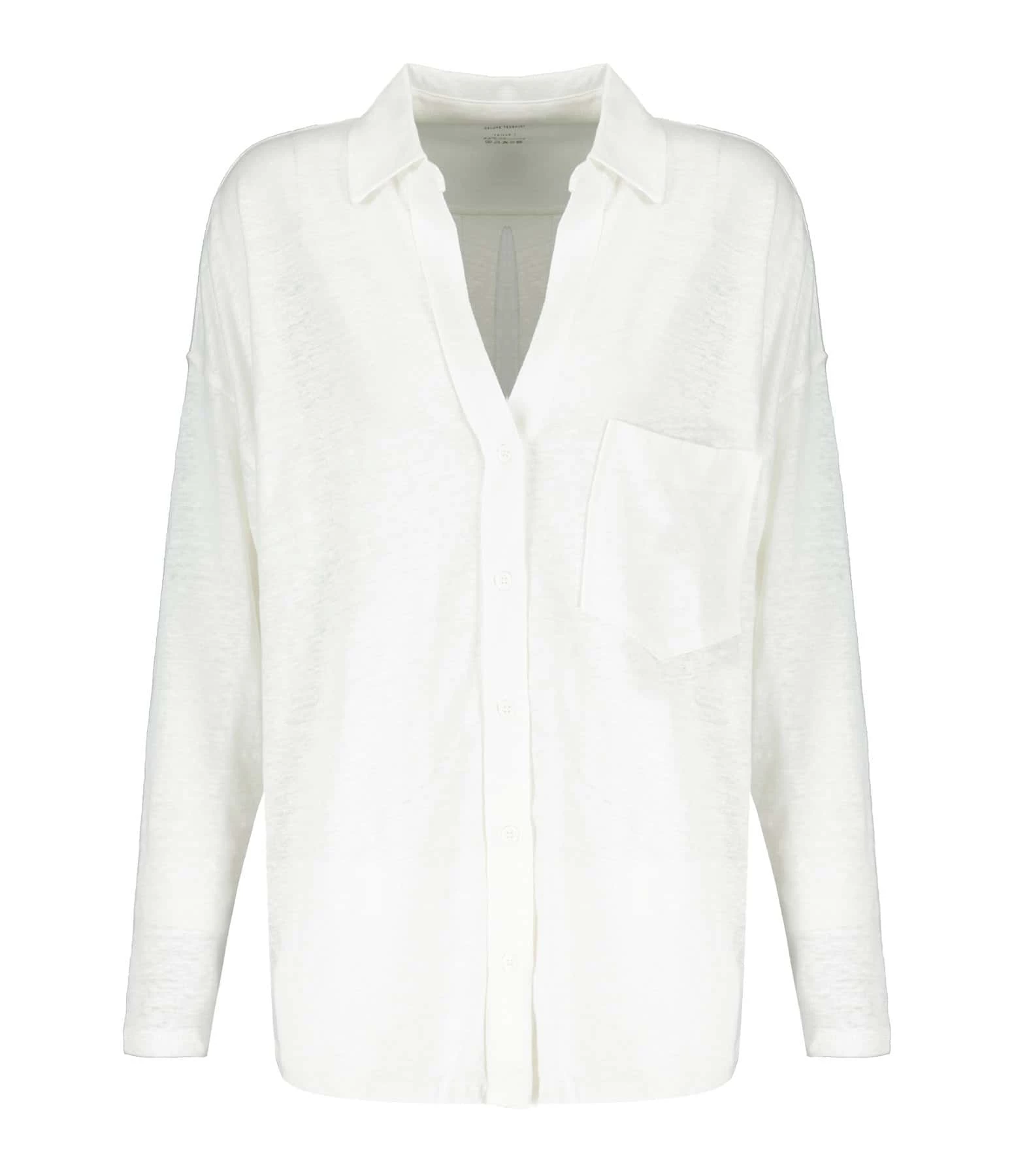 MAJESTIC FILATURES Chemise Lin Blanc 1 MAJESTIC FILATURES Chemise Lin Blanc