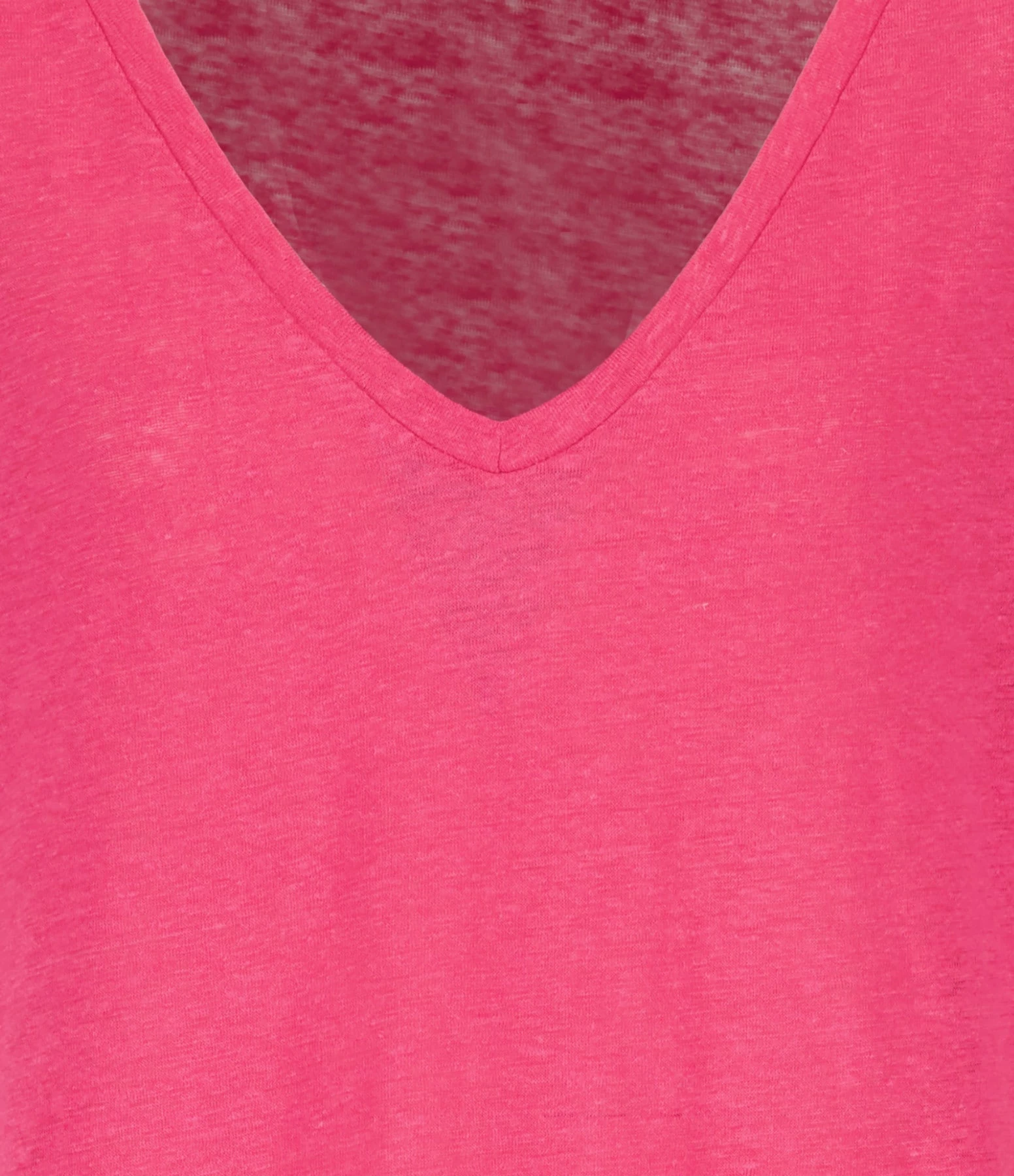 MAJESTIC FILATURES Tee-shirt Col V Lin Flamingo 2 MAJESTIC FILATURES Tee-shirt Col V Lin Flamingo – Image 2