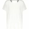 MAJESTIC FILATURES Tee-shirt Col Rond Lin Blanc