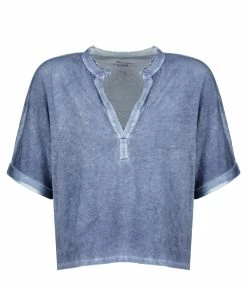 MAJESTIC FILATURES Tee-shirt Lin Océan