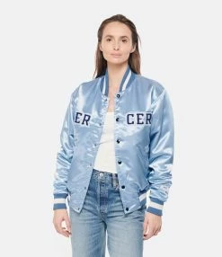 MERCER Veste The Varsity Ice 7 MERCER Veste The Varsity Ice -Majestic Filatures shop merce look20230131 367