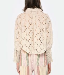 Mes Demoiselles Chemise Loretta Coton Écru 9 Mes Demoiselles Chemise Loretta Coton Écru -Majestic Filatures shop mesde look20230223 289