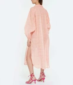 Mes Demoiselles Chemise Longue Diane Coton Rose 7 Mes Demoiselles Chemise Longue Diane Coton Rose -Majestic Filatures shop mesde look20230228 338