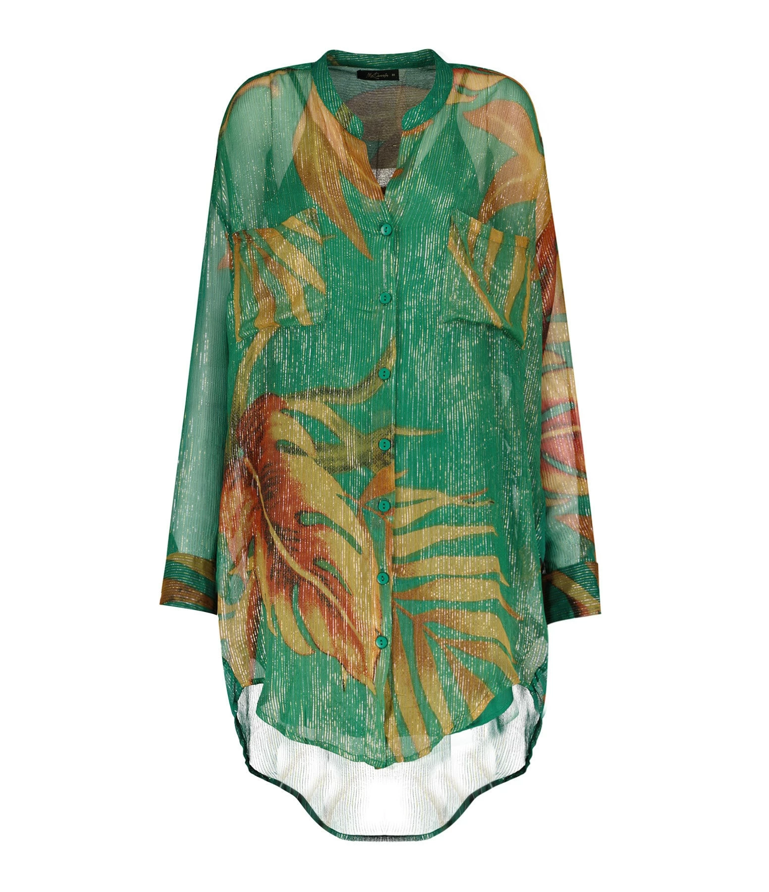 Mes Demoiselles Chemise Phoebe Imprimé Palmiers 1 Mes Demoiselles Chemise Phoebe Imprimé Palmiers