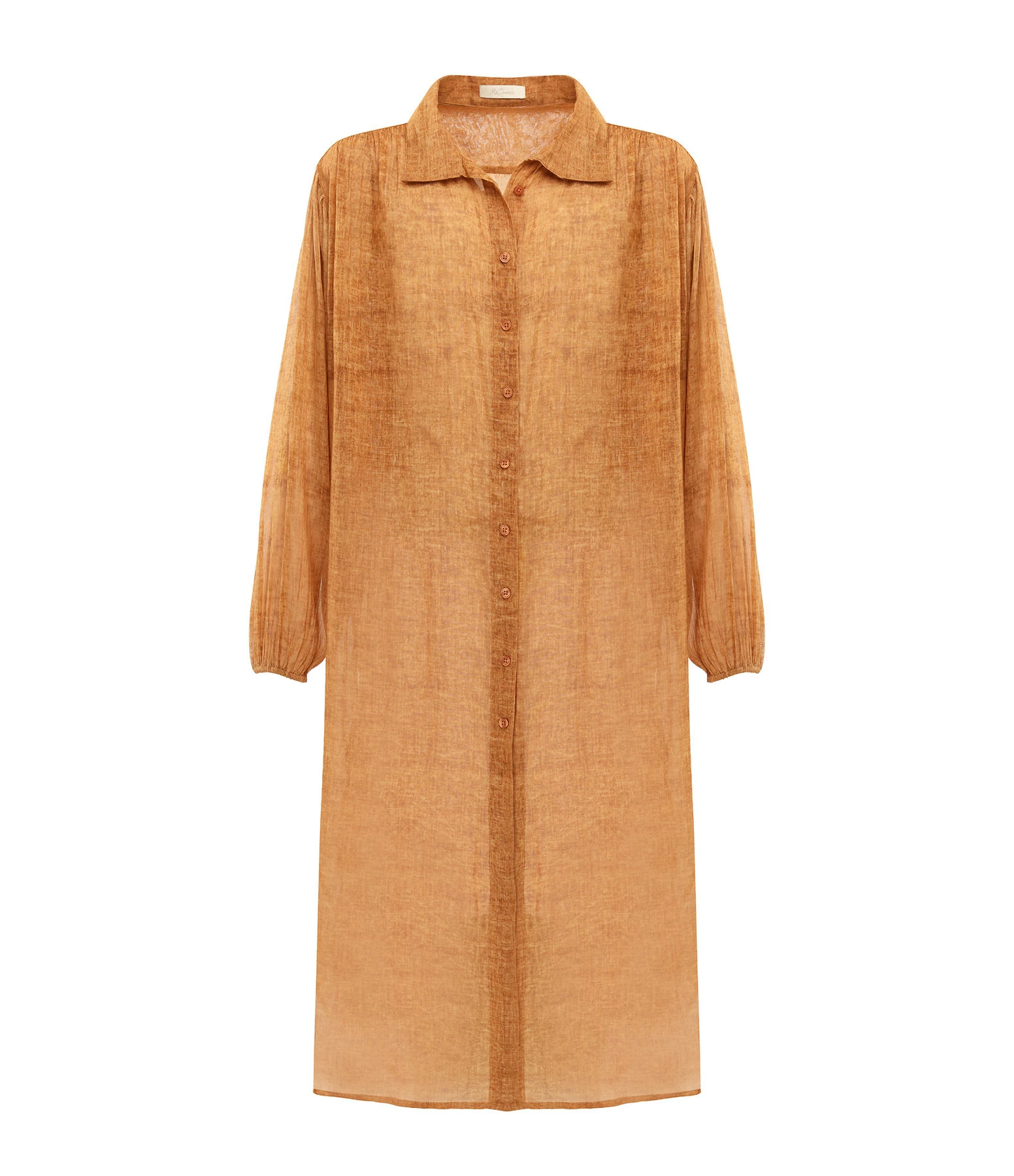 Mes Demoiselles Chemise Longue Diane Coton Abricot 1 Mes Demoiselles Chemise Longue Diane Coton Abricot