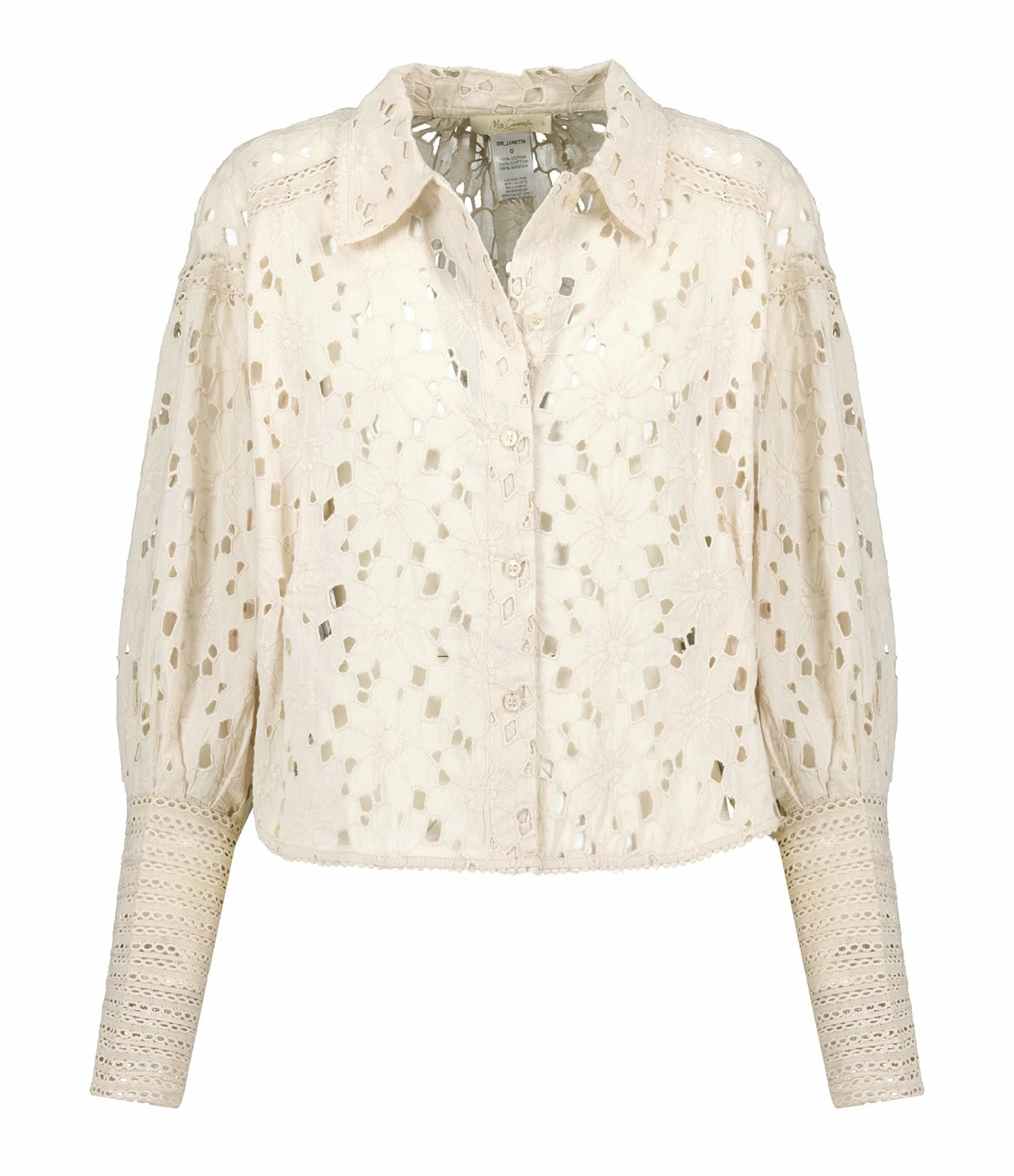 Mes Demoiselles Chemise Loretta Coton Écru 1 Mes Demoiselles Chemise Loretta Coton Écru