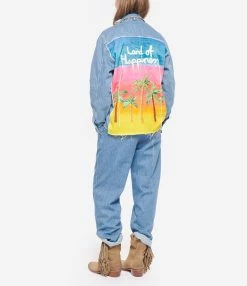 MIRA MIKATI Veste Jean Coton Bleu -Majestic Filatures shop mirad look20220816 284 1