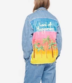 MIRA MIKATI Veste Jean Coton Bleu -Majestic Filatures shop mirad look20220816 285 1