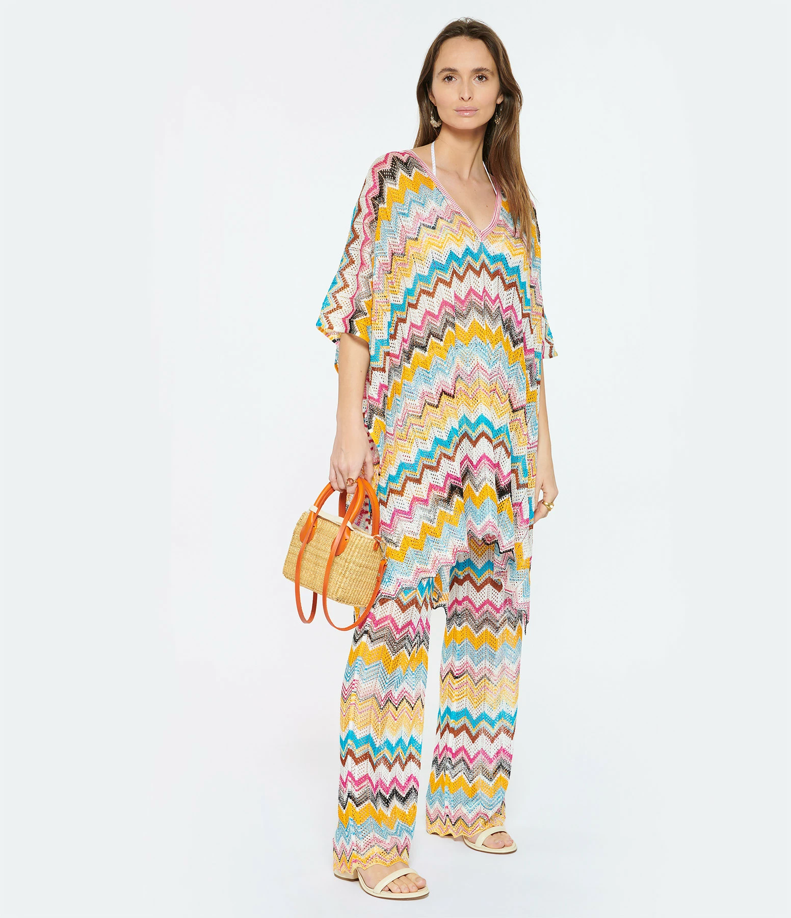Missoni Robe Maille Multicolore 3 Missoni Robe Maille Multicolore – Image 3