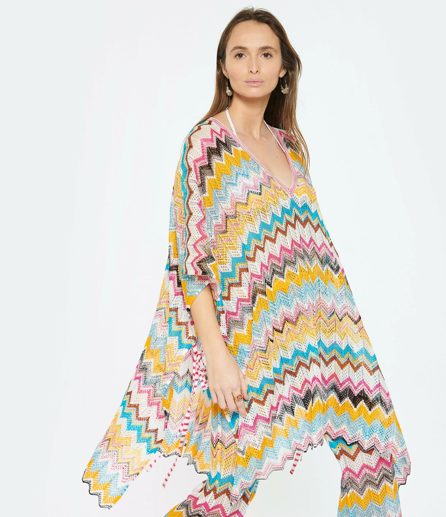 Missoni Robe Maille Multicolore 2 Missoni Robe Maille Multicolore – Image 2