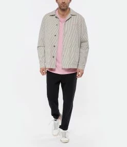 Maison Labiche Veste Unisexe Paradisio Denim Écru -Majestic Filatures shop mlabi look20220425 761